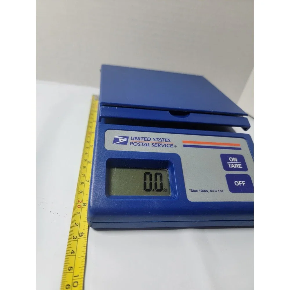 USPS Digital Postal Scale 10 lb Capacity Folding Platform 9V Tested